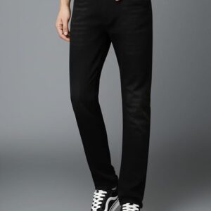 men's smart fit stretchable jeans || mid rise denim pants with whisker wash