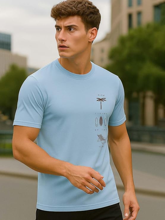 men's cotton regular fit typographic t shirt men's cotton regular fit typographic t shirt