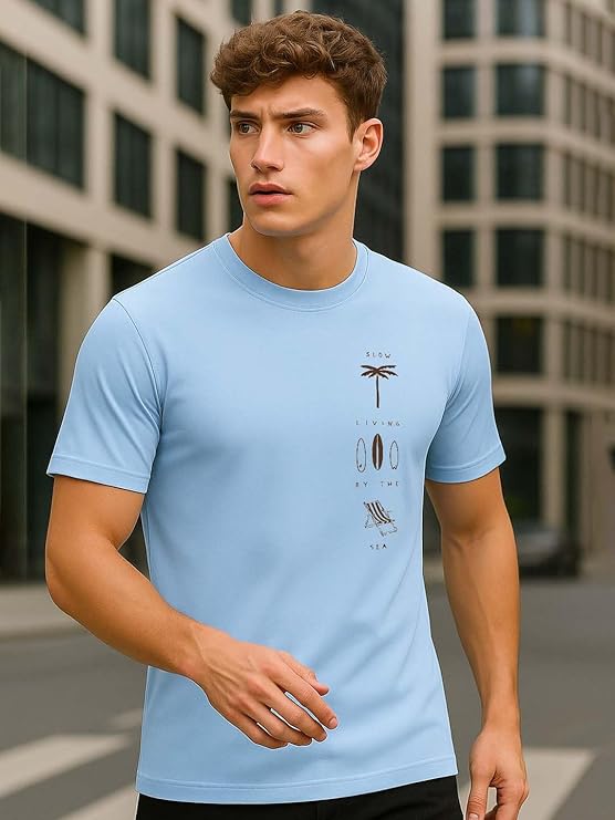 men's cotton regular fit typographic t shirt men's cotton regular fit typographic t shirt